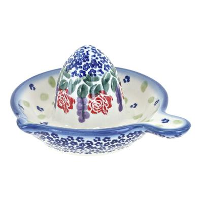 Blue Rose Polish Pottery 56A WR Unikat Lemon Squeezer