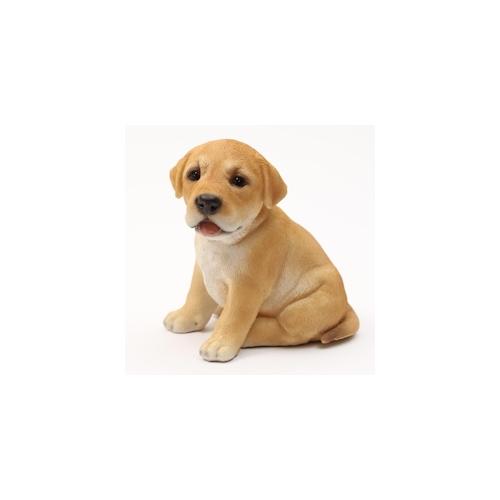 Hund LEO Dekofigur Tierfigur Labrador Welpe wetterfest 16,5cm