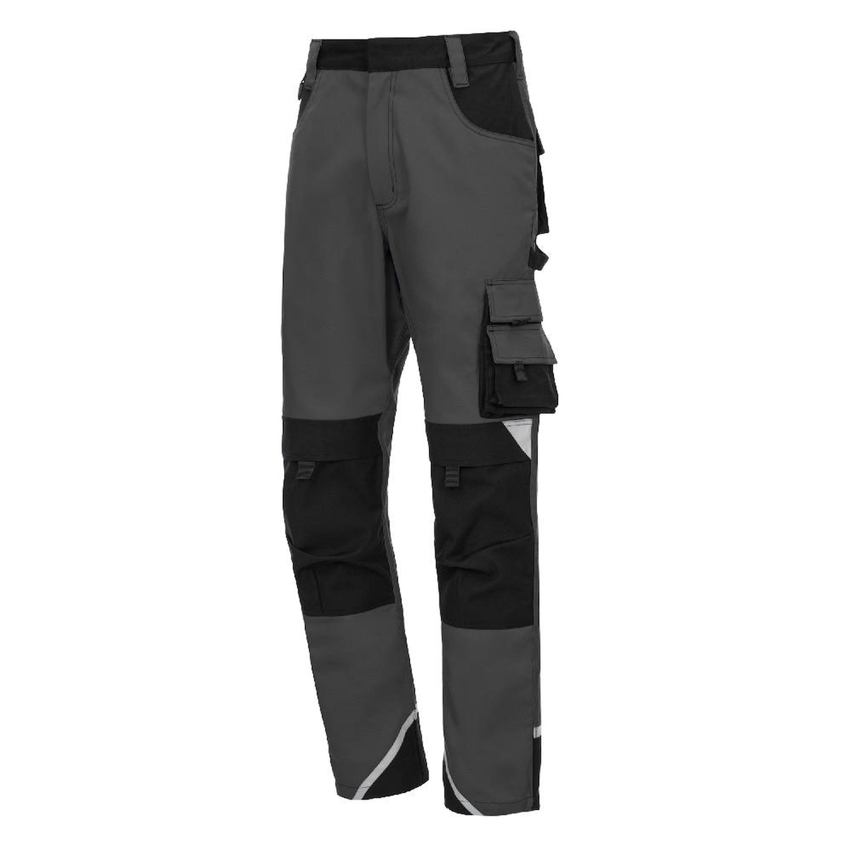 AS Arbeitsschutz Arbeitshose Nitras Motion Tex Plus | lang | grau | Gr.28 Image