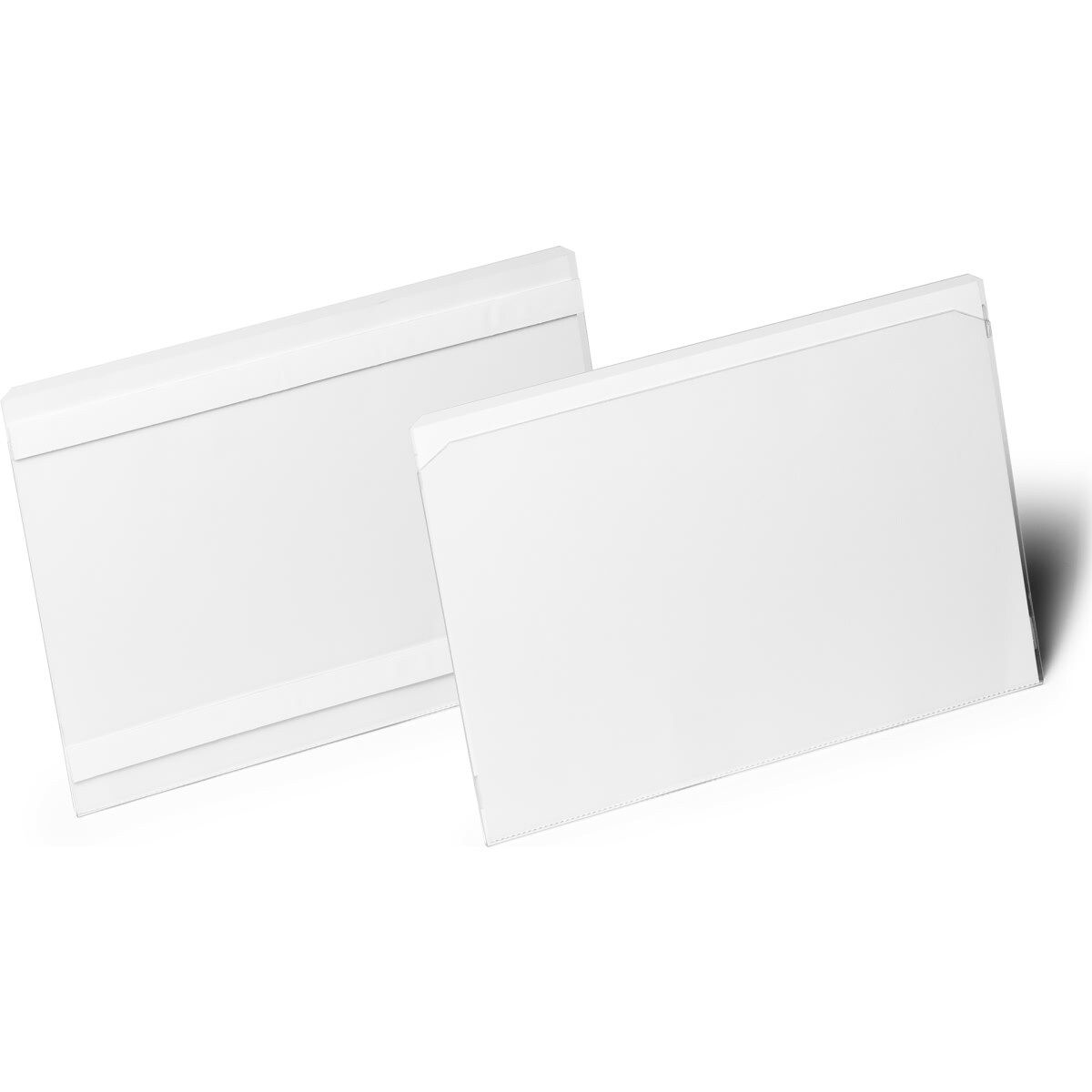 Durable Etikettentasche A5 quer HardCover selbstklebend transparent VE=10 Stück Image