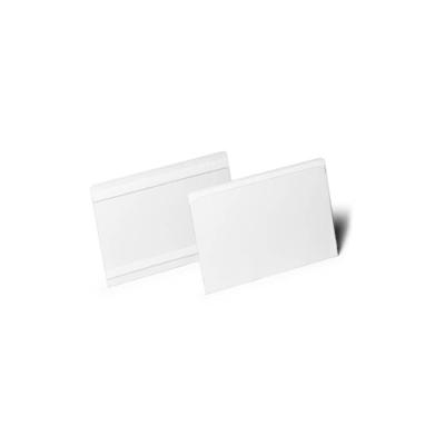 Durable Etikettentasche A5 quer HARD COVER, PET, dokumentenecht, transparent, 10 Stück
