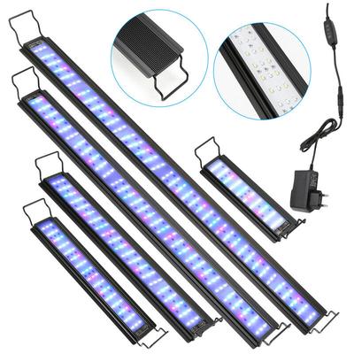 Swanew - 45W led Aquarium mit timer Salzwasserfische Dekoration RGB,107-130cm