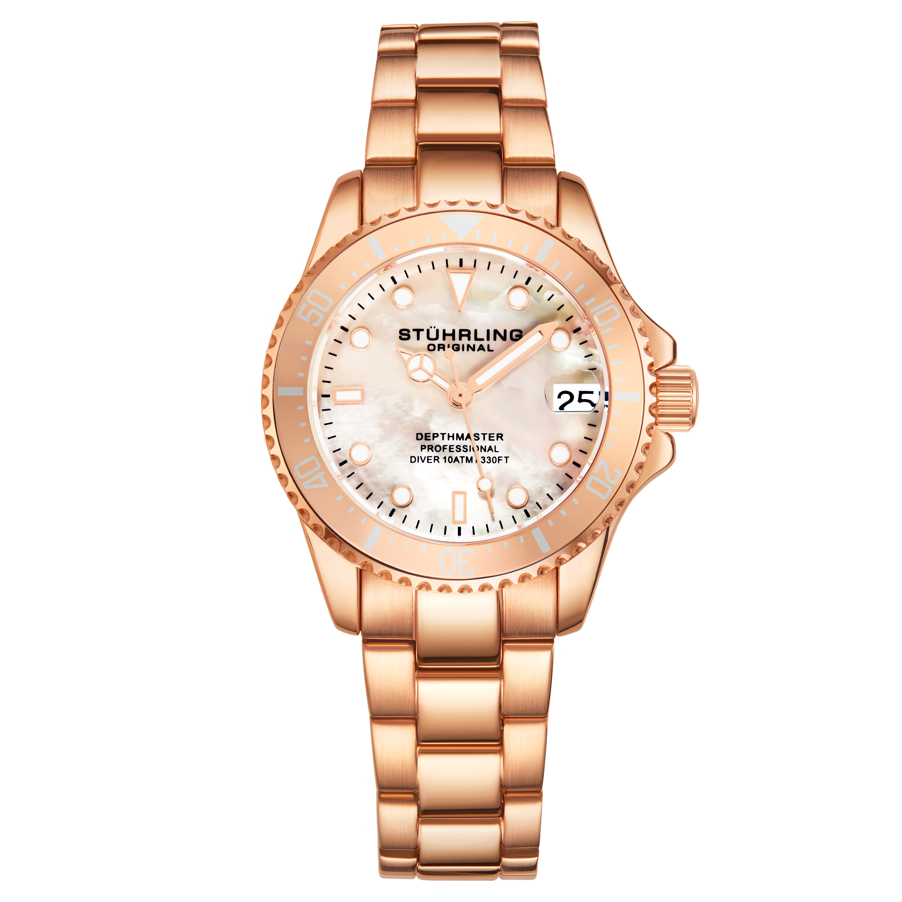Stührling Womens Depthmaster 3950L Quartz 32mm Fashion - Rose - One Size | Stührling Sale | Discount Designer Brands