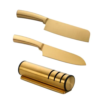 3 Stages Knife Sharpener Professional Kitchen Sharpening Stone Grinder Whetstone Tungsten Diamond Stainless Steel Sharpener Tool