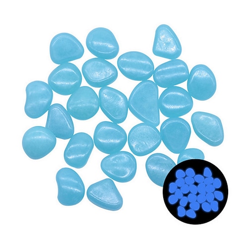 Ciottoli da giardino bagliore nel buio da 1 confezione per marciapiede giardino terrazza prato giardino patio acquario decorazione acquario pietra bagliore