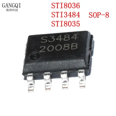 10Pcs/lot STI3484 S8036BE STI8036BE S8036 STI8036 sop8 STI8035 STI8035BE S8035BE S8035 SOP-8 Power chip in spot New IC