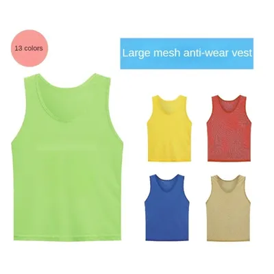 6 PCS Adults Children Soccer Training Vest Football Shirts Jerseys Scrimmage Practice Sports Vest