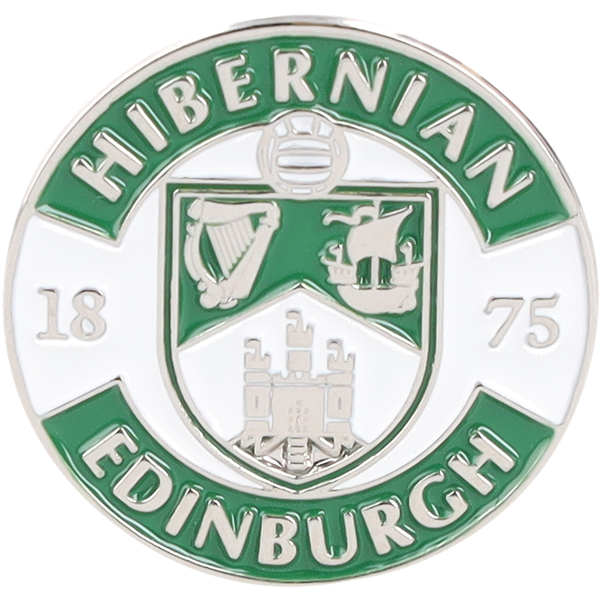 Anstecknadel mit Hibernian-Wappen in voller Farbe Image