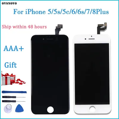 AAA+++ Quality For iPhone 5 5s 5c 6 7 LCD Display Touch Screen For 6s 7 8 Plus SE 100% Brand New LCD