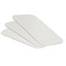 Blanc HYGIENIC Alukaschierter Deckel für Alu-Schale 940ml, Menüschale, rechteckig, 1000 Stk, 21,1 x 10,7 cm