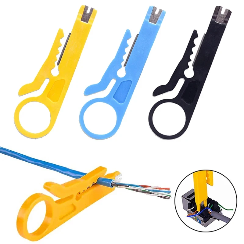 Couteau à dénuder le fil, pince à sertir, outil de sertissage, dénudage des câbles, coupe-fil, outils multiples, ligne de coupe, outils manuels multifonctionnels 1 pièce