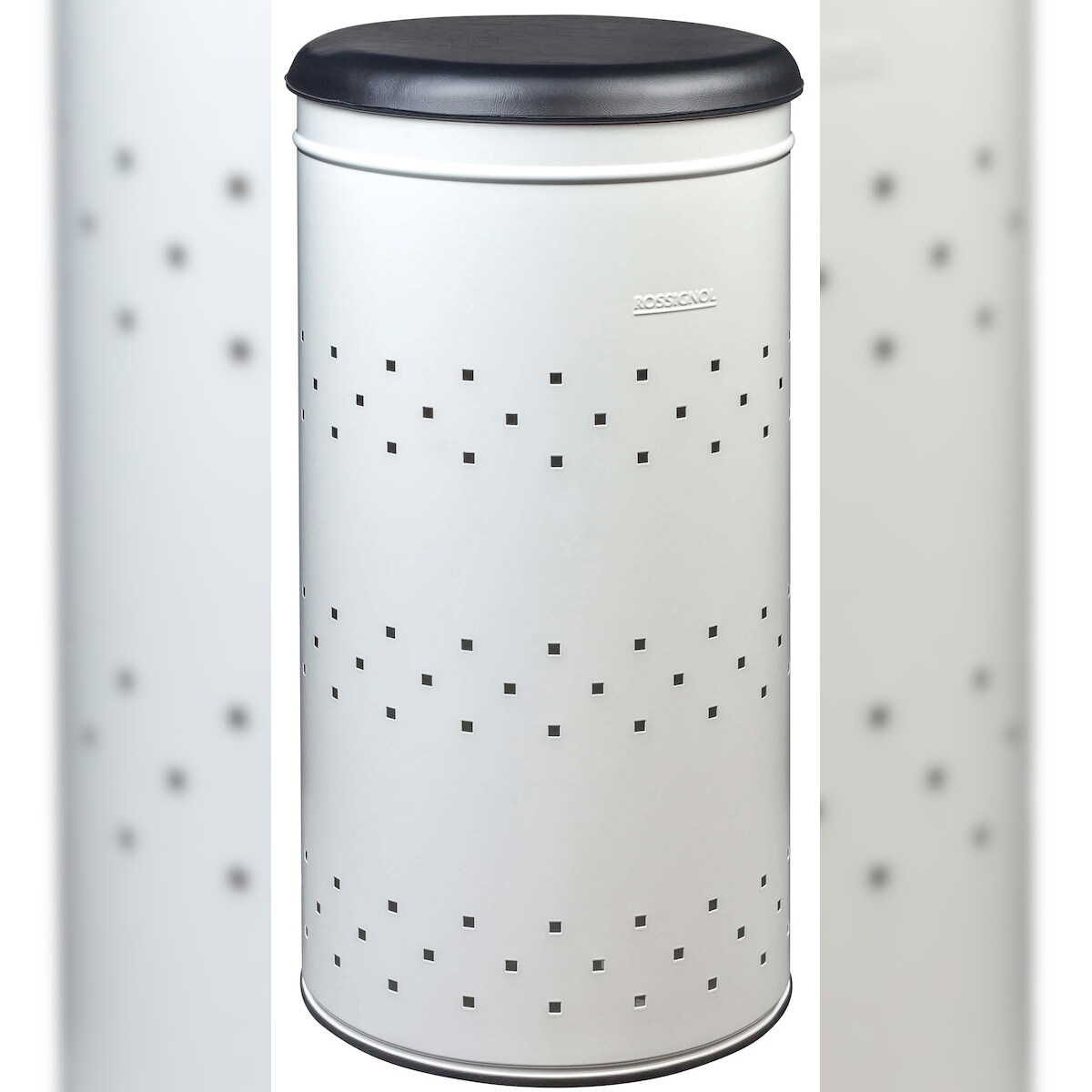 WÄSCHEKORB LINA 45L WEISS GLÄNZEND GLATT - 700996 - ROSSIGNOL Image