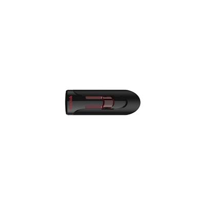 SanDisk UFM 64GB USB CRUZER GLIDE 3.0 USB-Stick USB Typ-A 3.2 Gen 1 (3.1 Gen 1) Schwarz, Rot Image