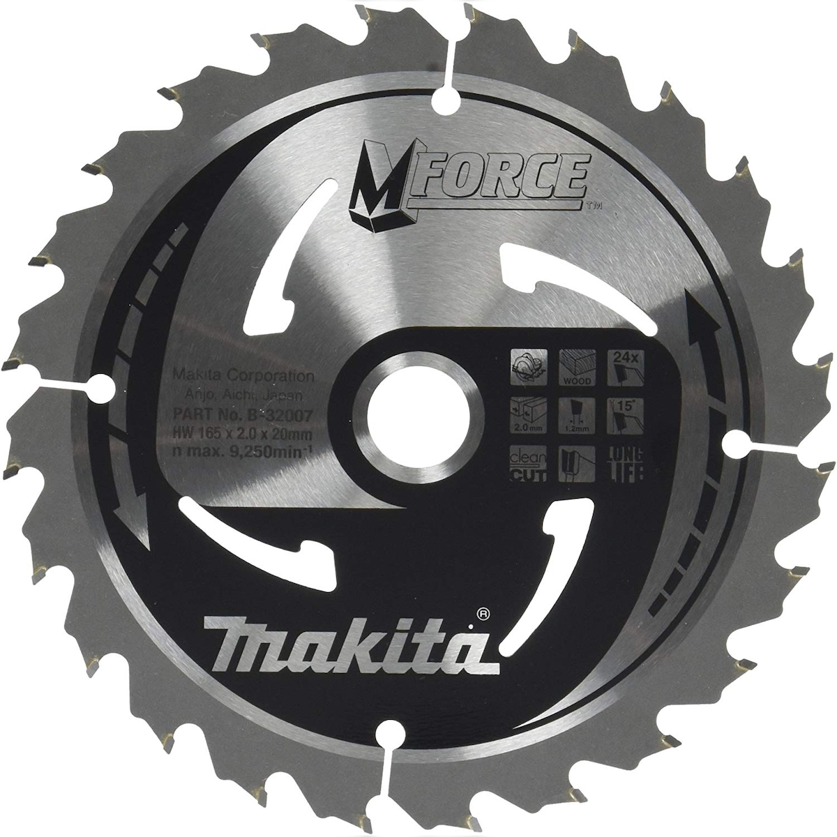 Makita B-32007 M-FORCE Sägeb. 165x20x24Z Image