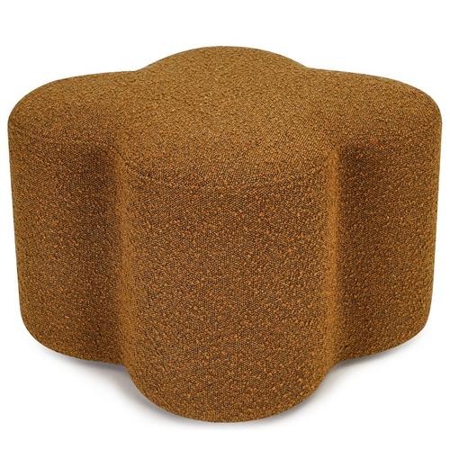 Pouf IPSY - Pouf, Bouclé Stoff in Braun, H40