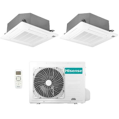 Dual split inverter kassetten-klimagerät 9+9 mit 2amw42u4rgc r-32 wi-fi optional 9000+9000 mit