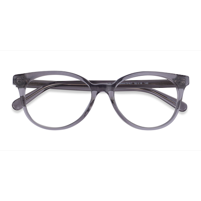 Unisex s horn Transparent Gray Acetate Prescription eyeglasses - Eyebuydirect s Coach HC6138U