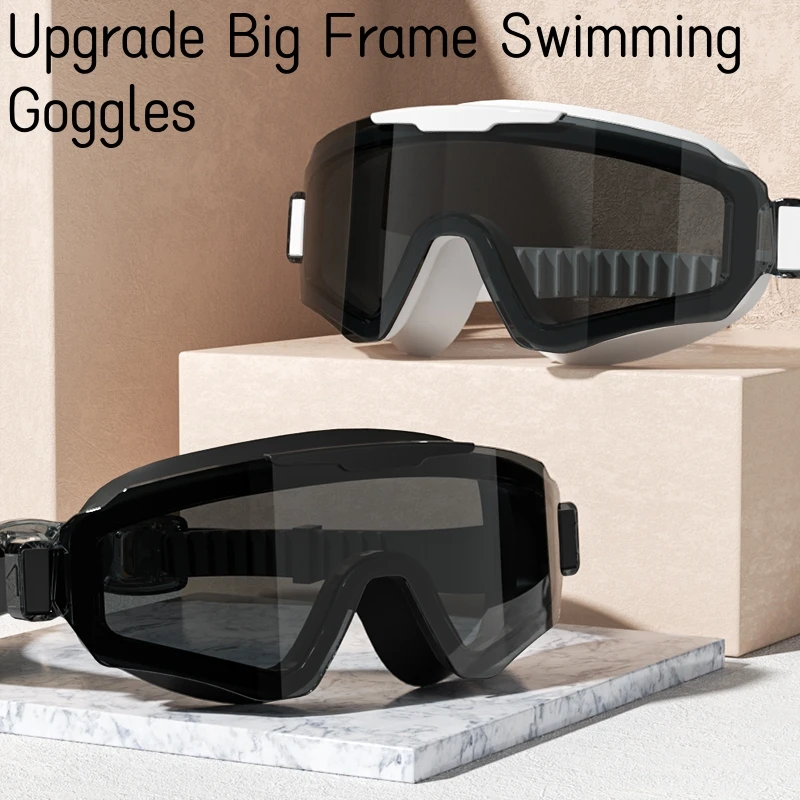 New Stylish Swimming Goggles Big Frame UV Protection Waterproof HD Vision Adults Swim Goggles for Men and Women