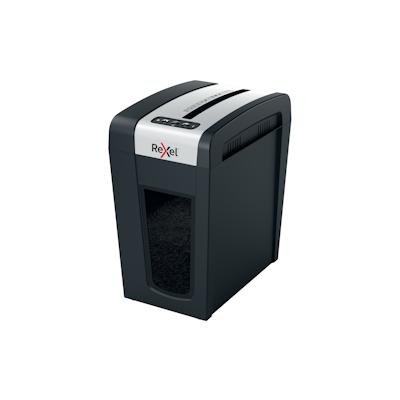 Rexel Aktenvernichter Secure MC6-SL Whisper-Shred 2x15mm Mikro-Partikelschnitt schwarz Image