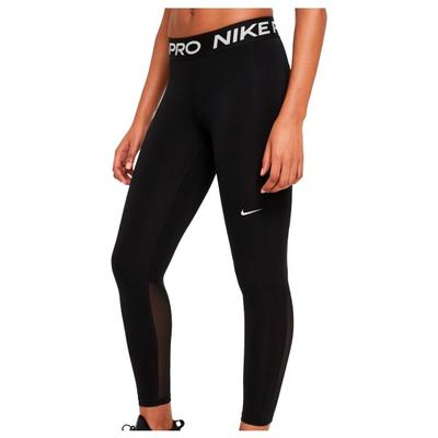 Nike - Women's Pro Mid-Rise Mesh Panneled Tights - Leggings Gr S schwarz Image