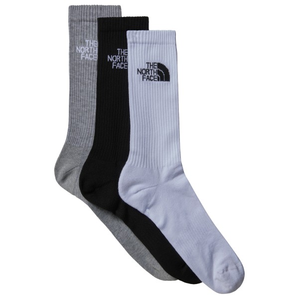 The North Face - Multi Sport Cush Crew Socks 3-Pack - Multifunktionssocken 41-43 | EU 41-43 grau