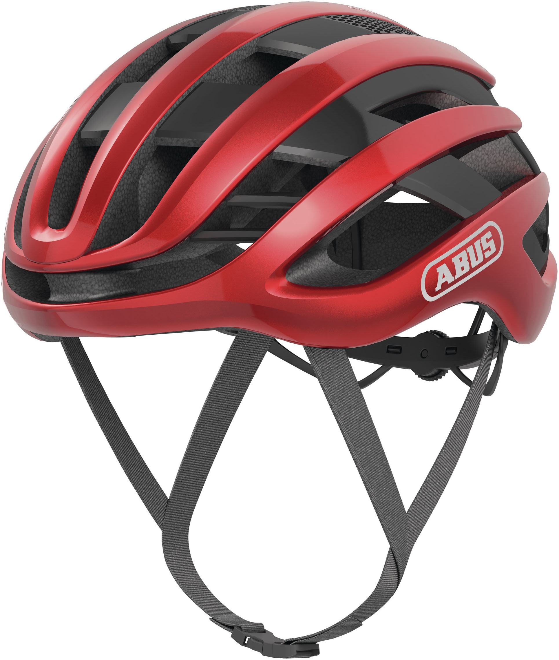 Fahrradhelm ABUS "AIRBREAKER" Gr. M, rot (performance rot), Helme, M Kopfumfang: 52cm - 58cm Image