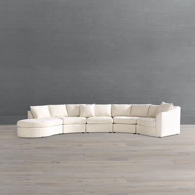 Pippa 5-pc. Right-Facing Lounge Sectional - Hesse Vapor - Frontgate