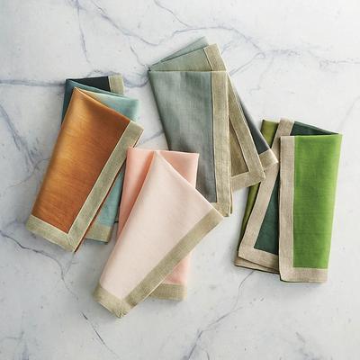 Set of 4 Dip Dye Napkins - Midnight Copper - Frontgate