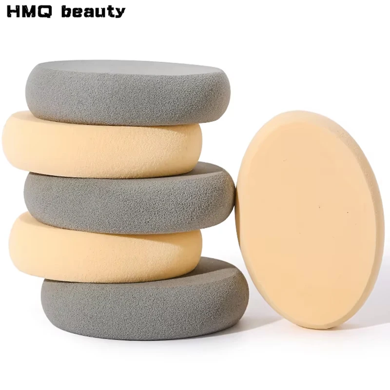 Éponges de maquillage ovales, bouffantes de cosmétiques, poudre de fond de teint humide et sèche, éponge lisse, accessoires de maquillage de beauté polyvalents, 4/1 pièces