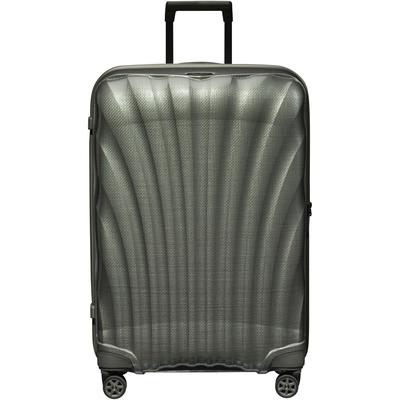 Hartschalen-Trolley SAMSONITE "C-LITE, verschiedene Größen und Farben", Gr. B/H/T: 51cm x 75cm x 31cm 94 l, grün (metallic grün), Polypropylen, unifarben, Koffer, Reisekoffer Aufgabegepäck Trolley TSA-Zahlenschloss Made in Europe, Topseller Image