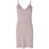 Unterkleid ROSEMUNDE "Billie Strap Dress", Damen, Gr. 34, N-Gr, rosa (vintage powder), Single Jersey, Spitze, Obermaterial: 90% Polyester, 10% Elasthan, unifarben, feminin, schmal, tiefer V-Ausschnitt, ohne Ärmel, Kleider, mit wunderschönem...