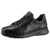 Sneaker ARA "OSAKA", Damen, Gr. 9 (43), schwarz, Glattleder, unifarben, sportlich, Schuhe Sneaker, Freizeitschuh, Halbschuh, Schnürschuh in Komfortweite H = sehr weit