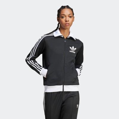 Trainingsjacke ADIDAS ORIGINALS "CLASSIC TT", Damen, Gr. S, schwarz, Obermaterial: 52% Baumwolle, 48% Polyester, sportlich, Jacken Image