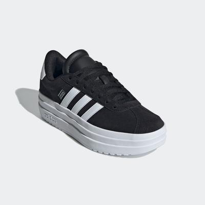 Sneaker ADIDAS SPORTSWEAR "VL COURT BOLD LIFESTYLE KIDS", Gr. 39, schwarz-weiß (core schwarz, cloud weiß, cloud weiß), L