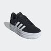Plateausneaker ADIDAS SPORTSWEAR, Gr. 40, schwarz-weiß (core schwarz, cloud weiß, cloud weiß), Leder, Synthetik, sportlich, Schuhe, Design auf den Spuren des adidas Gazelle Bold