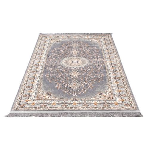 Orientteppich MORGENLAND ""Beauty Array - Orientalischer Webteppich"" Teppiche Gr. B: 100cm, L: 200cm, grau OrientOptik