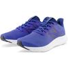 Laufschuh NEW BALANCE "411", Gr. 42, blau (marine), Textil, sportlich, Schuhe