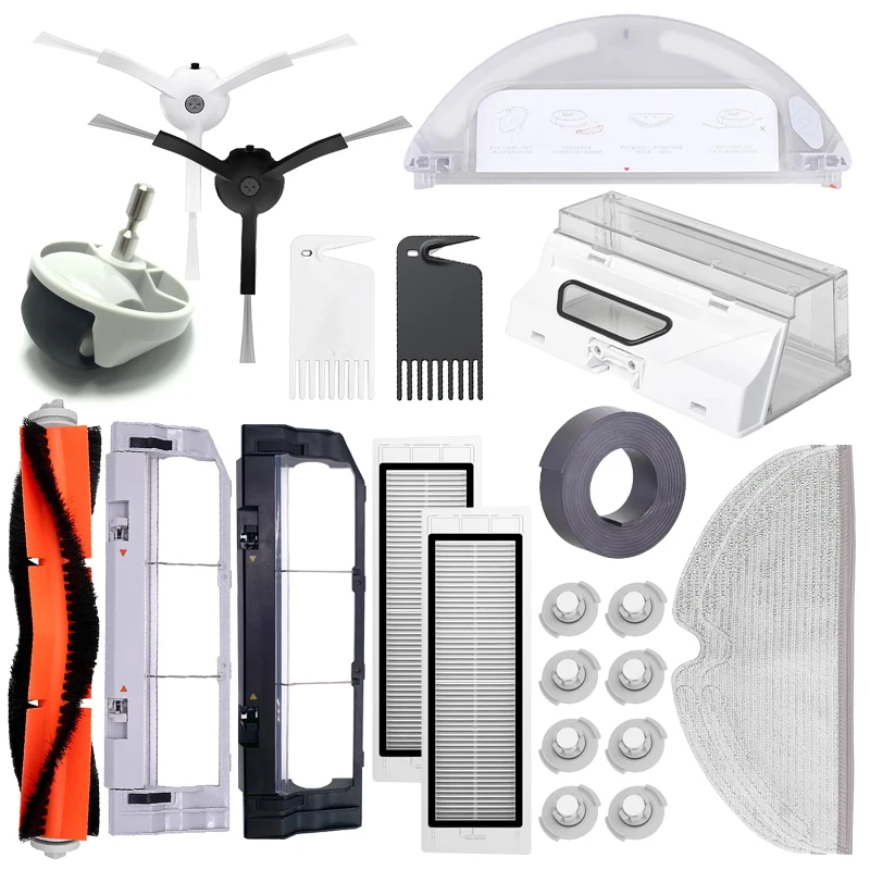 Für XiaoMi Roborock S5 S50 S51 S55 S6 S60 S6 Reine Staubsauger Ersatzteile HEPA-Filter Mopp Tuch Seite/haupt Pinsel Zubehör Image