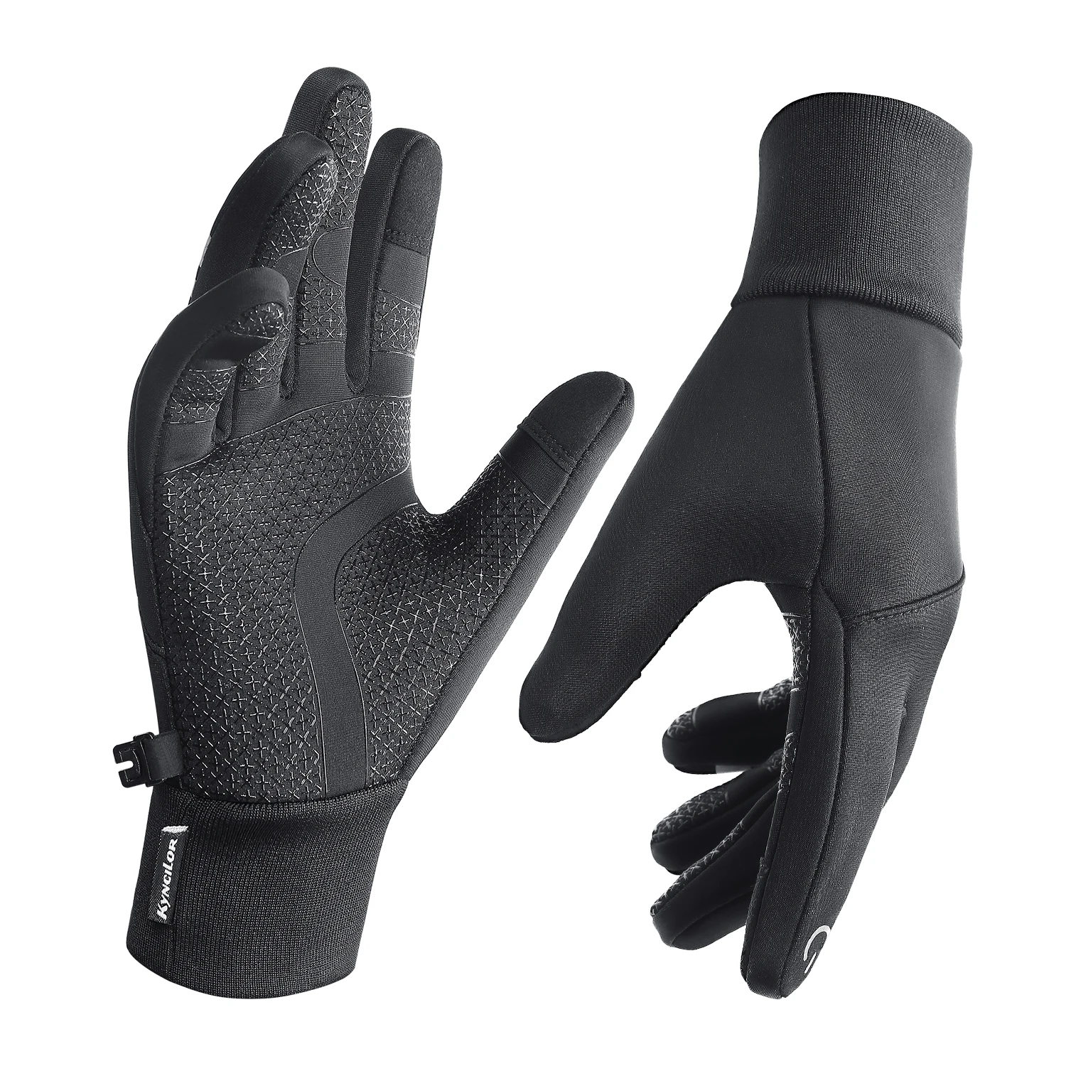 Winter Outdoor Radfahren Handschuhe Verdicken Warme Winddicht Atmungsaktive Touchscreen Silikon Anti-slip Handschuhe Sport Ski Reiten Handschuhe Image