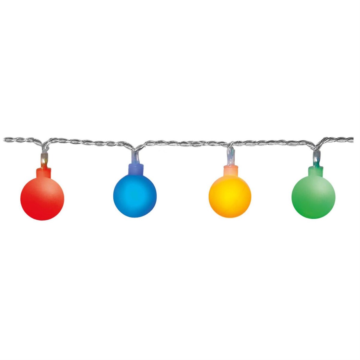 StarTrading LED Lichterkette BERRY 50 bunte opale LED Kugeln 7,35m für Außen Image