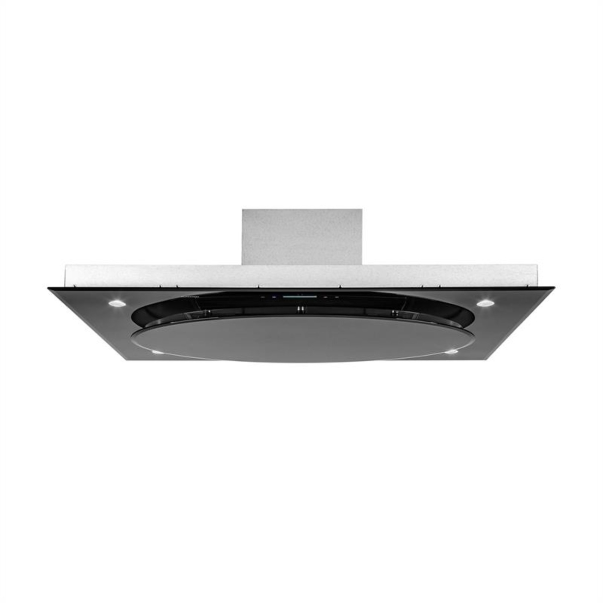 Klarstein Secret Service Deckenhaube Dunstabzugshaube 220W Touch Glas LED weiß Schwarz Image
