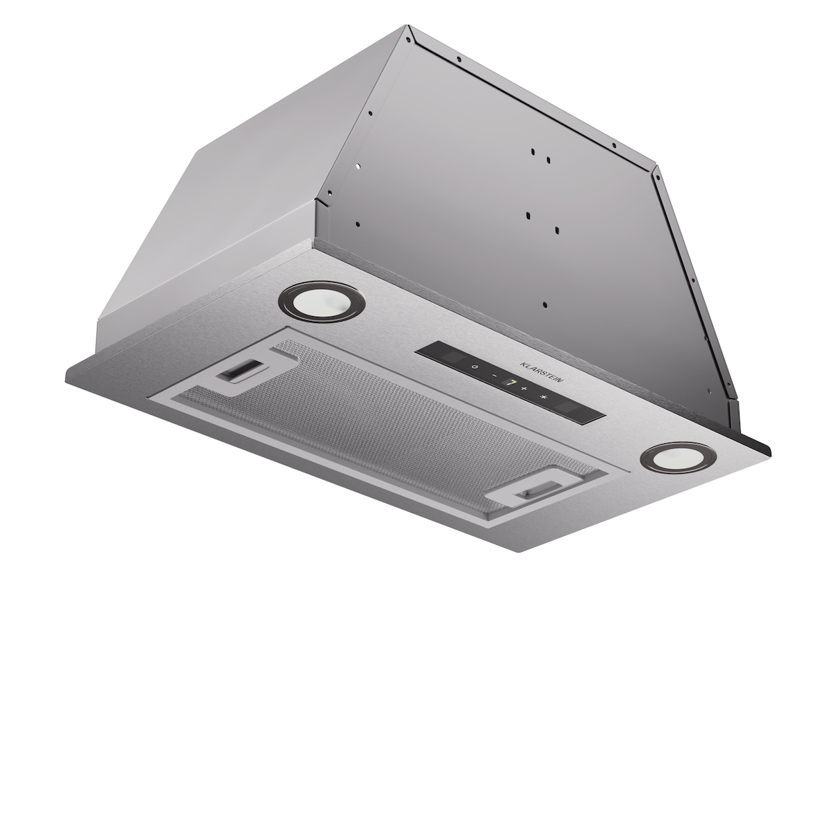 Klarstein Paolo 52 Dunstabzugshaube Einbau 52 cm 439 m³/h LED Touch A++ Edelstahl Image