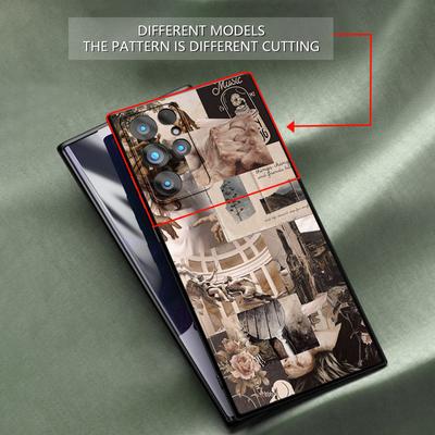 TEMU Matte Pattern Print Statues Phone Case S23 Ultra 5g S22 S21 S20 Fe A14 A54 A53 A52 A52s A33 A32 A23 A22 A21s A13 A12 5g Luxury Soft Silicone Shockproof Gd1 Cases Camera Lens Portector Soft Cover Image