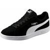 Sneaker PUMA "Puma Smash v2", Gr. 44,5, schwarz-weiß (schwarz, weiß), Leder, sportlich, Schuhe