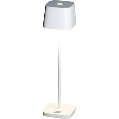 Konstsmide - 7829-250 Capri Akku-Tischlampe 2.2 w Warmweiß Weiß