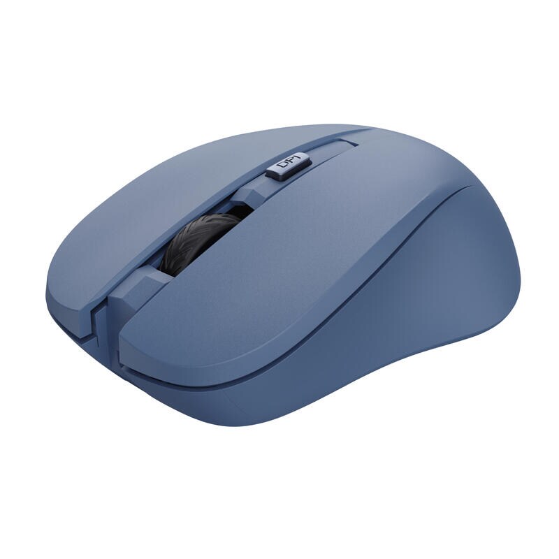 Trust Kabellose Maus Mydo Silent Wireless bis zu 1800 Dpi Blau Image