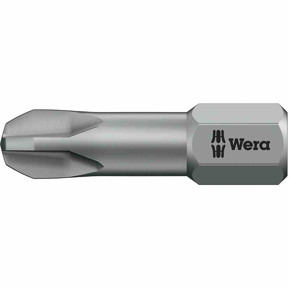 WERA Schrauberbit Kreuz, Phillips PH3, L25mm, 6,4mm(¼) Image