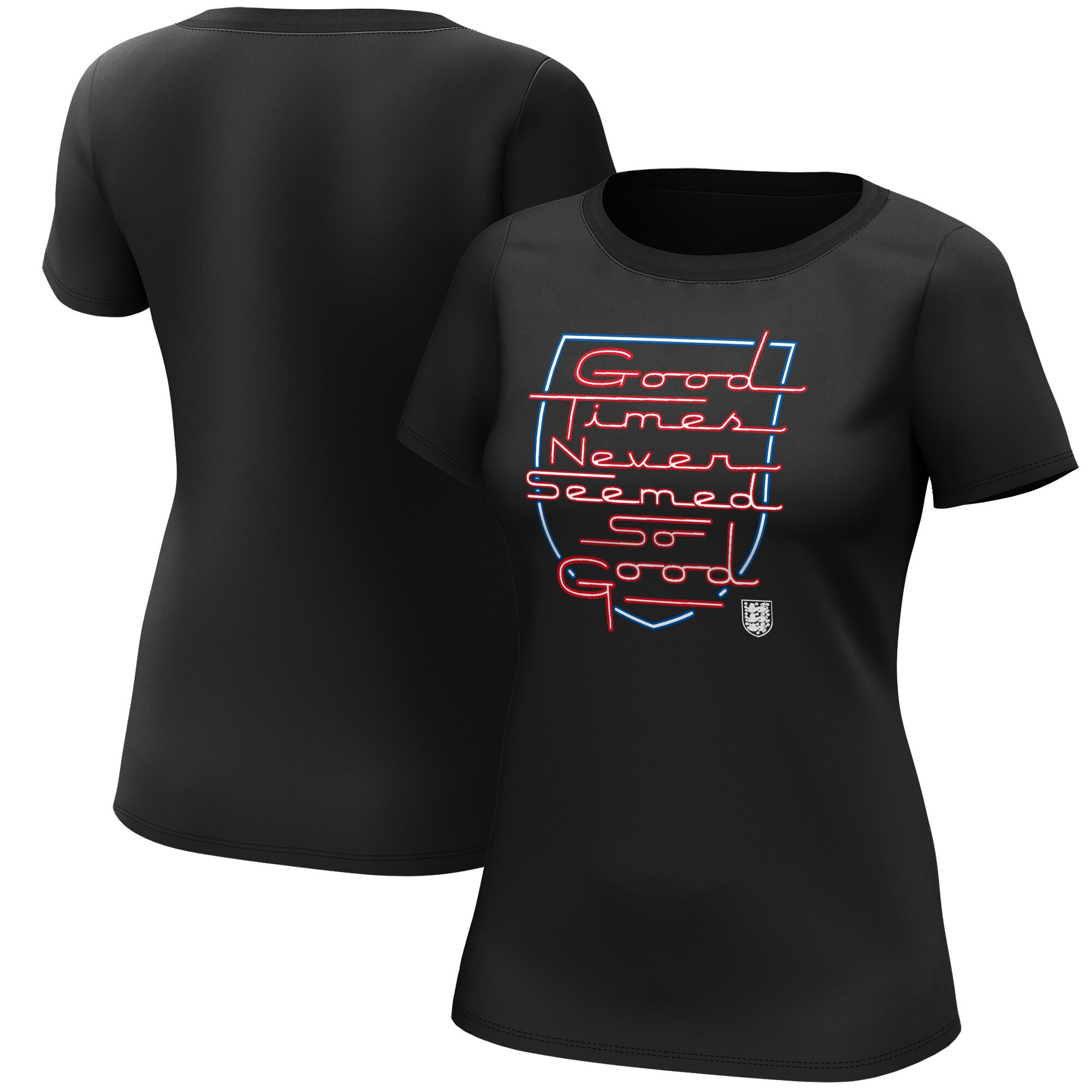 England So Good Grafik T-Shirt - Schwarz - Damen Image