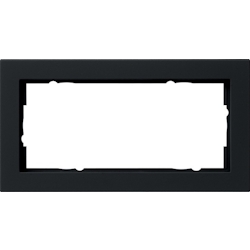 Gira Abdeckrahmen 2f. sw 100209 Image