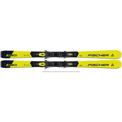 FISCHER Herren Racing Ski XTR RC4 RT + RS10 PR, Größe 165 in Gelb